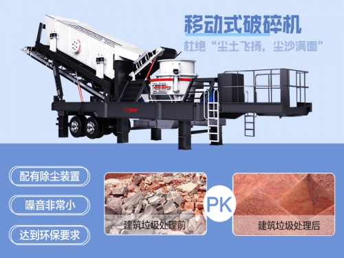  直击 ▏移动式建筑垃圾破碎生产现场 ▏建筑垃圾再利用就是这么简单
